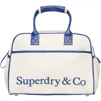 Superdry Superdrytil kvinder. W9110459A Heritage Retro GYM taske hvid (OSFA), Casual, Faux Leather