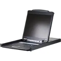 Aten CL1308N - KVM-konsol med KVM switch - 8 porte - PS/2, USB - 19 - rackversion - 1280 x 1024 @ 75 Hz - 250 cd/m² - 1000:1 - 5 ms - 1U