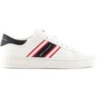 Armani Exchange A|X Armani Exchangetil mænd. XM002198AF21421MZ324 Sneakers med hvide sidestriber (43), Fast, Blonder, Casual