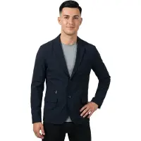 Armani Exchange A|X Armani Exchangetil mænd. XM002075AF22572UC001 Dekonstrueret sort blazer (40), Casual, Klassisk, Polyester