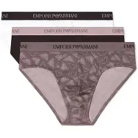 Emporio Armani Emporio Armanitil mænd. EM000256_AF20671 Sæt 3 Slips Day taupe, hvid (XL), Afslappet, Bomuld, Gråt