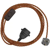 Creative Cables Snakebis Twisted Shade Ready E27 Lampeholder Med Ledning