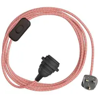 Creative Cables Snakebis Zig-zag Shade Ready E27 Lampeholder Med Ledning
