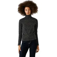 Pepe Jeans Pepe Jeanstil kvinder. PL5000094 Bibi t-shirt sort (M), Casual, Bomuld, Lange ærmer