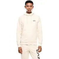 EA7 EA7til mænd. 7M000568_AF13512 Sweatshirt Logo Series hvid (XXL), Casual, Sport, Bomuld, Sportstøj, Multisport