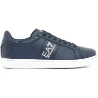 EA7 EA7unisex. 7X000332_AF10848 Klassiske læder-sneakers Marine (36), Fast, 1-3 cm, Blonder, Casual, Blå