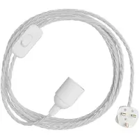 Creative Cables Snakebis Twisted E14 Lampeholder Med Ledning