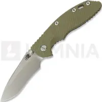 Hinderer XM-18 3.5 Recurve Magnacut Non-Flipper Working Finish/Stonewash OD Green G-10