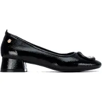 Carmela Carmelatil kvinder. 16436301-NEGRO Læderballerinaer 164363 sort (38), 3-5 cm, Ingen, Casual, Klassisk, Patentlæder