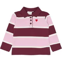 The New Siblings Polo - TnstVidalia - Burgundy Striped - - 4 år (104) - Polo