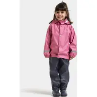 Didriksons Regntøj m. Seler - PU - Slaskeman - Heather Pink - - 130 - Regntøj