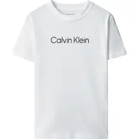 Calvin Klein T-shirt - INST Logo - Bright White m. Logo - - 16 år (176) - T-Shirt