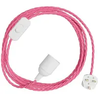 Creative Cables Snakebis Twisted E27 Lampeholder Med Ledning