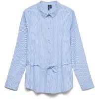 Vero Moda Bluse blå / hvid
