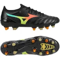 Mizuno Morelia Neo V Beta Elite Sg Bright Black - Sort/orange - Soft Ground (Sg), størrelse 42