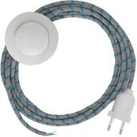 Creative Cables Rd55 Stripes 3m Ledning Til Gulvlampe