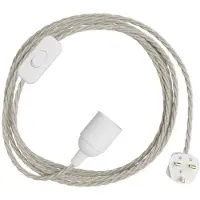Creative Cables Snakebis Twisted E14 Lampeholder Med Ledning