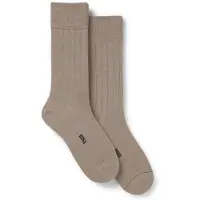 BOSS Pakke med to par ribstrikkede sokker med signature-stripe-detaljer