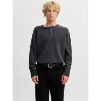 Jack & Jones Regular Fit Ensfarvet Langærmet T-shirt