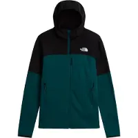 The North Face - Fleece - M Polartec Powergrid Stormgap Hoodie Pacific Teal TNF Black til Unisex - Størrelse L - Grøn