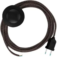 Creative Cables Rd74 Zigzag 3m Ledning Til Gulvlampe