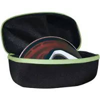 Accezzi Avoriaz, goggle case, sort/grøn