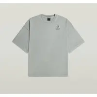 G-Star Washed Multi Graphic Oversized T-Shirt - Grey - Men