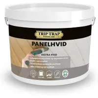 Trip Trap Panelhvid 4,0L er et vandbaseret indeklimacertificeret produk