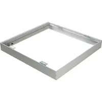 SOLAR PLUS Monteringsramme til LED-panel, mål 600x600 mm. Til påbygningsmontering, med plads til driver bag ved armatur.
