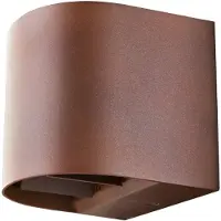 SG ARMATUREN Artes Round Corten 360lm 2700K Ra>80 Bagkantsdæmp