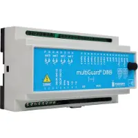 Profort MultiGuard DIN9-L 4G sender/modtager, til overvågning af tekniske installationer, 8 digitale og 2 analoge indgange. 4 relæ-udgange