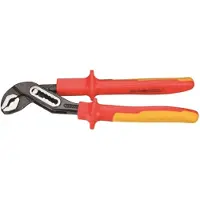 SOLAR PLUS Vandpumpetang 1000V LAUS 250mm, max 42mm, 7 positioner. Til arbejde på emner med op til 1000V, IEC 60900 og VDE godkendt