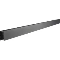 SOLAR PLUS Aluminiumsprofil sort, 2,4 meter, Hybrid moduler clickes i, flere forskellige låg og endestykker passer
