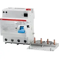 ABB Fejlstrømsmodul DDA204 for Compact automatsikringer - 4 polet PFI 63 A 300 mA - Type B - Høj Immunitet