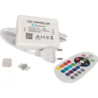 SOLAR PLUS LIT230 Controllerboks og fjernebetjening til at lave forskellige lyseffekter på LIT230 RGB Strip.