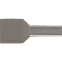 Elpress Isoleret TWIN-terminalrør A4-12ET2, 2x4mm² L12 - (100 stk.)