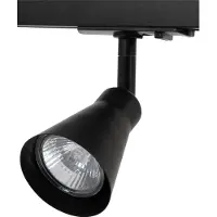 SOLAR PLUS Vento Conic Spot med GU10 og 1-Faset adapter i sort