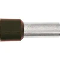 Elpress Isoleret terminalrør A50-25ET, 50mm2 L25, Olivengrøn - (25 stk.)