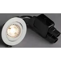 SOLAR PLUS Comfort Quick Outdoor LED-downlight GU10 Hvid 3000K, 470 lm, 5,8W, 36° spredning, tilt 30°. Hulmål Ø85mm. IP23 PROFESSIONEL