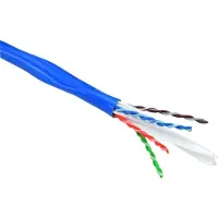AMP Datakabel NETCONNECT kat 6A U/UTP 500 MHz (4x2xAWG23) 305m tromle, farve: blå LSZH kappe, CPR: Dca s2-d2-a1, type: CS44Z3 - (305 meter)