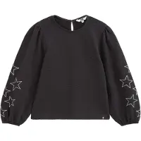 We fashion Bluse antracit / hvid