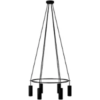 Creative Cables Cage 6 Drops Tub-e14 Pendellampe