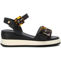 Carmela Carmelatil kvinder. 16222701-NEGRO Sandaler 162227 sort (37), Stof, 5-8 cm, Spænder, Casual