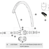 Mavic Ksyrium Disc Forhjulsspejlene 12 Enheder