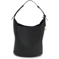 BOSS Bucket bag i læder med dobbelt B-monogramplakette
