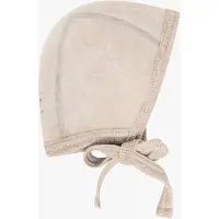Huttelihut Babyhjelm - Uldfleece - Camel Melange - - 6-12 mdr - Babyhjelm