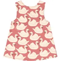 Konges Sløjd Kjole - Magot Bow - Swan Rose - - 6 år (116) - Kjole