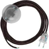 Creative Cables Rl03 Glitter 3m Ledning Til Gulvlampe