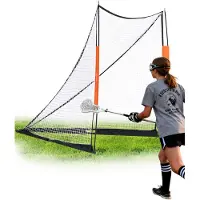 Vevor Lacrossemål, 6' x 6' Lacrosse-net, Bærbart Lacrossemål med Bæretaske, Glasfiberstang Lacrosse-træningsudstyr til Have, Nemt Opsætning af College-mål, Perfekt til Ungdoms- og Voksentræning