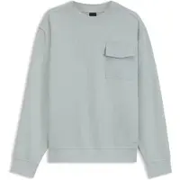 BOSS Relaxed fit sweatshirt i bomuld med stræk